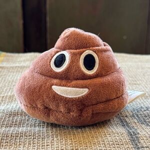 Brown Plush Poop Emoji Toy